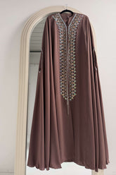 Noor Embellished 4pc Cape Set