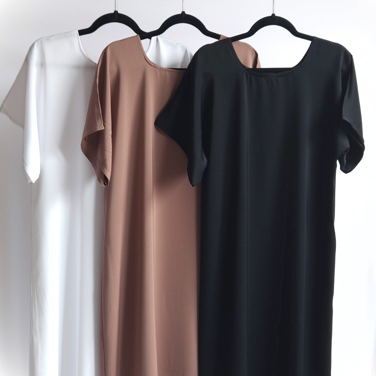 Short Sleeve Inner Nida Dress