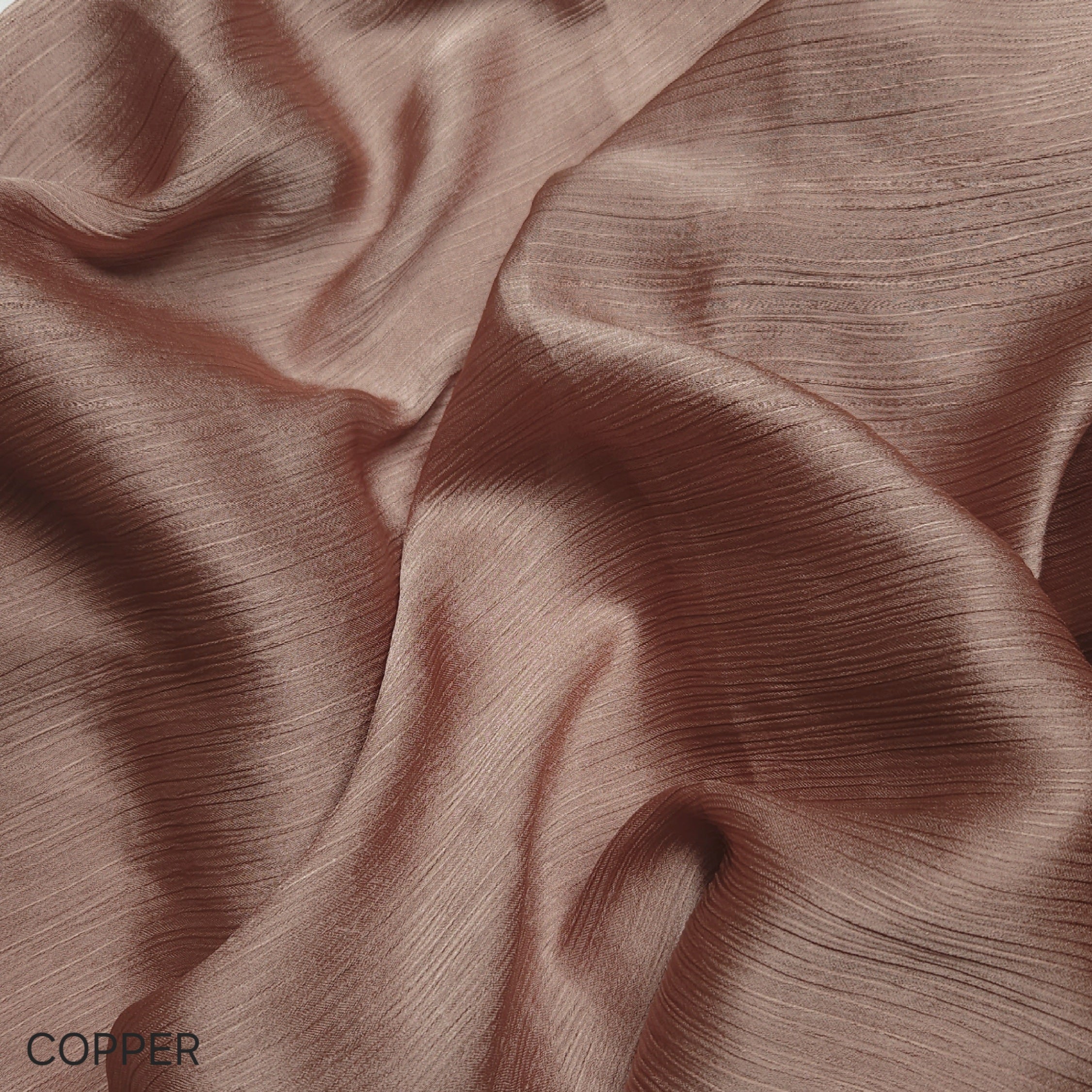Satin Pleated Hijabs (25 shades)
