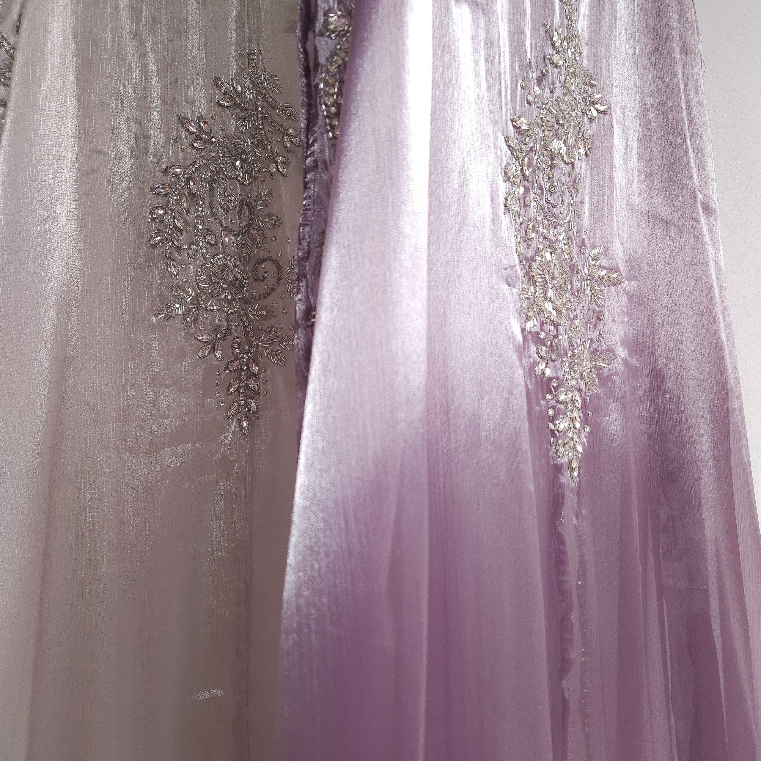 Anaya Embellished Organza Silk Cape (2 Shades)
