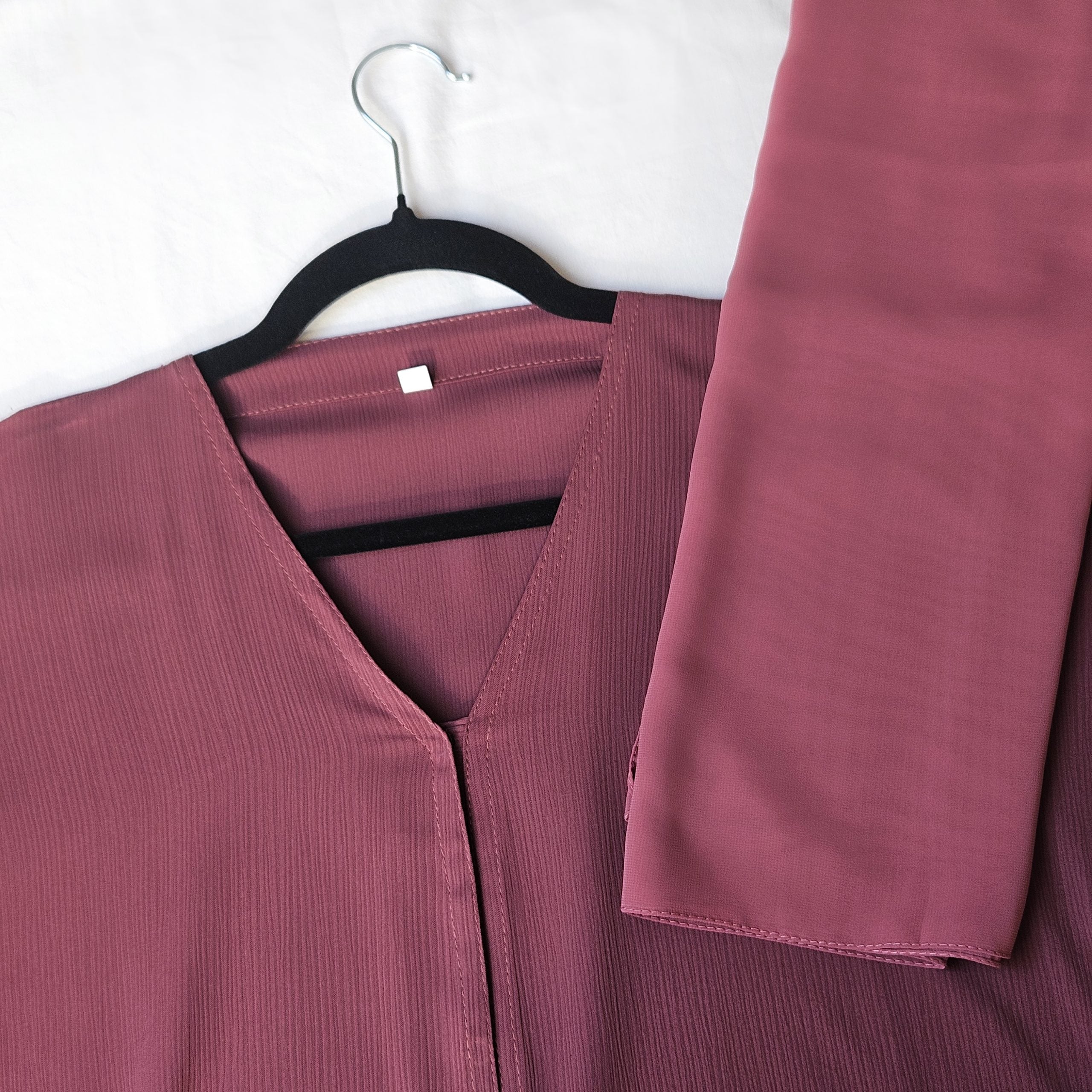 Open Abaya with Pockets