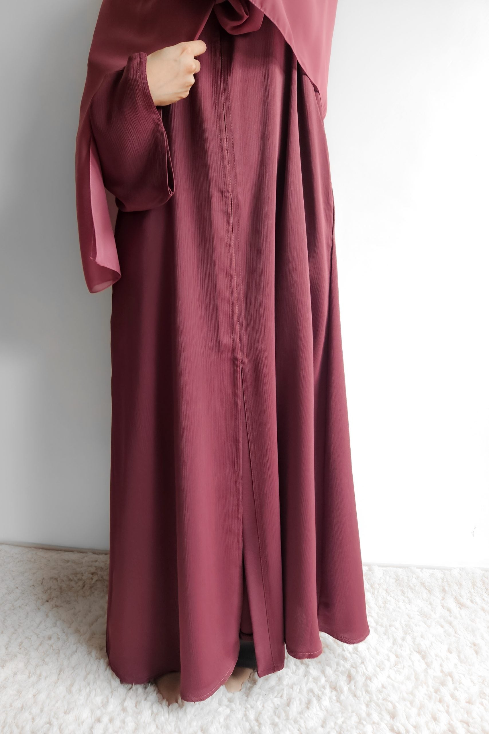Open Abaya with Pockets