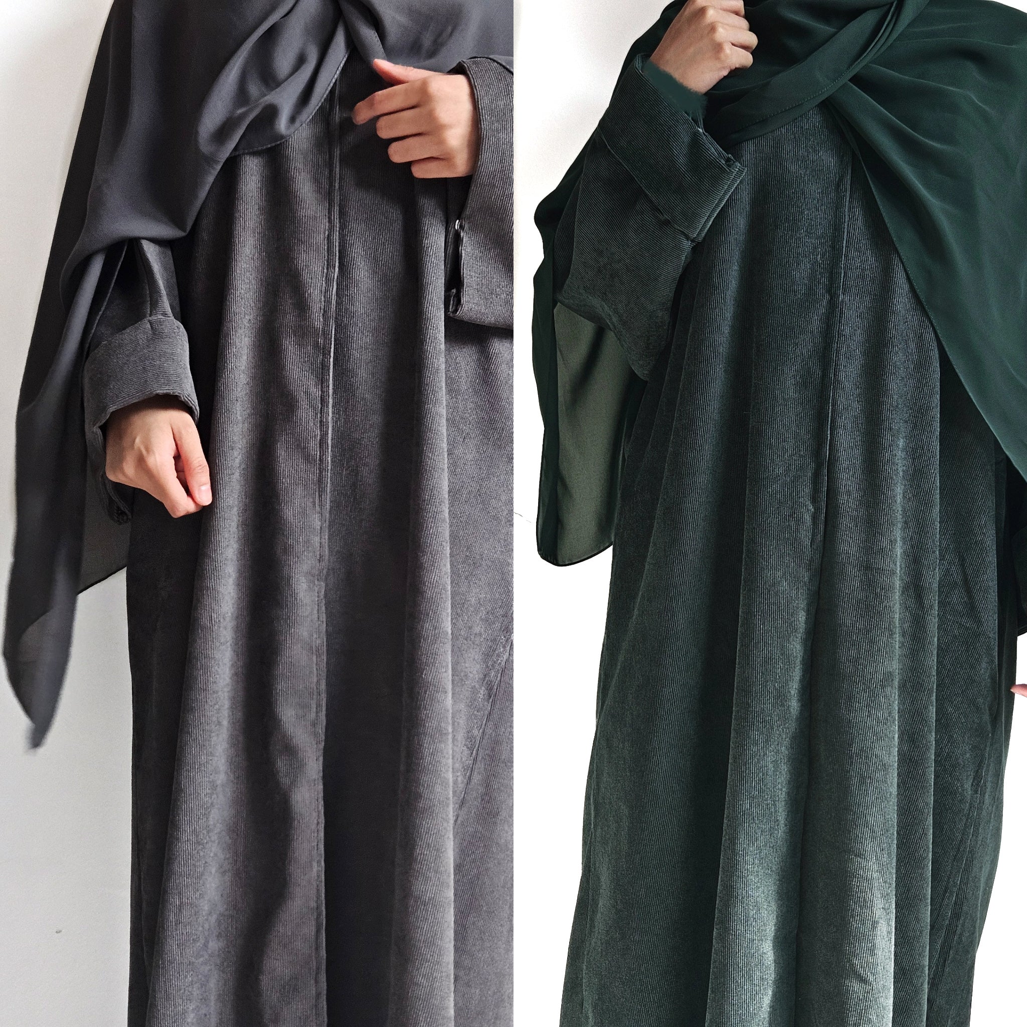 Winter Coat Abaya - 3 Shades