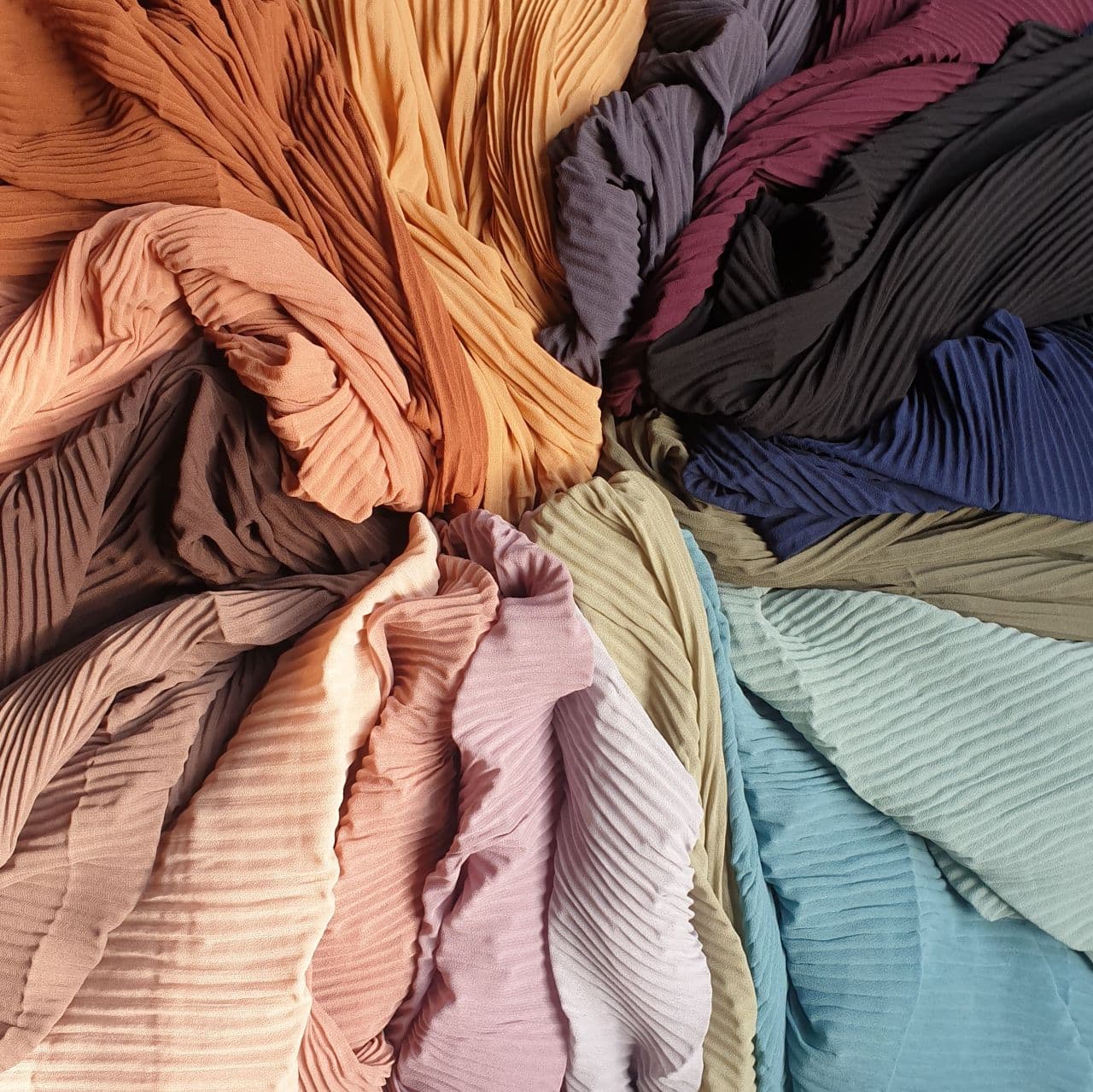 Pleated Chiffon